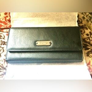 Nautica Black Leather Wallet